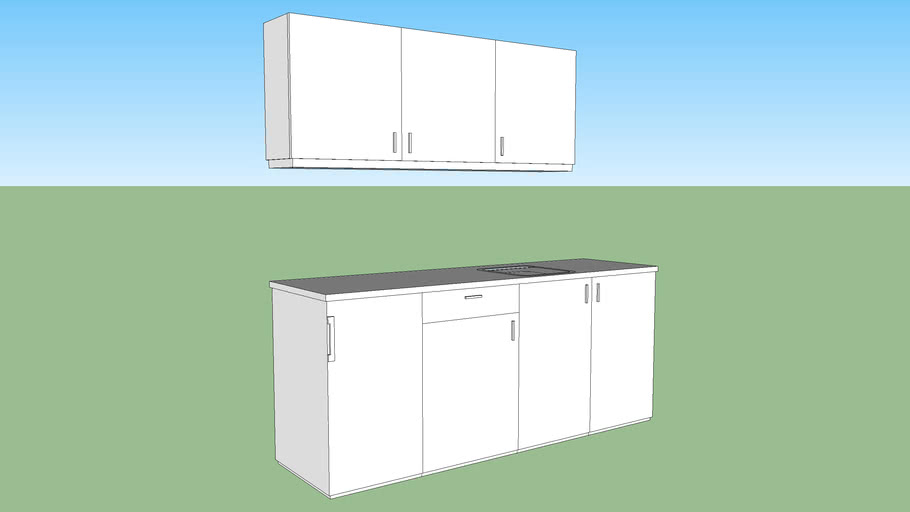 simple kitchen | 3D Warehouse