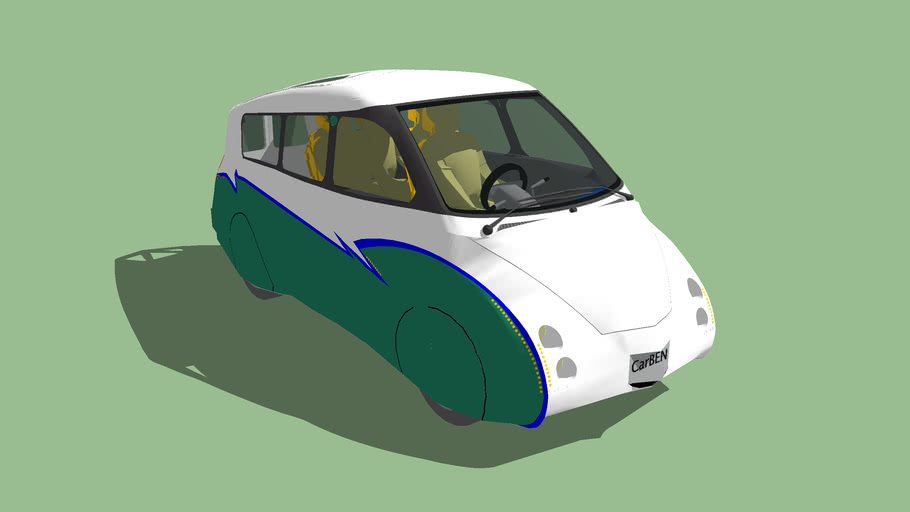 CarBEN EV open source electric car design 3D Warehouse