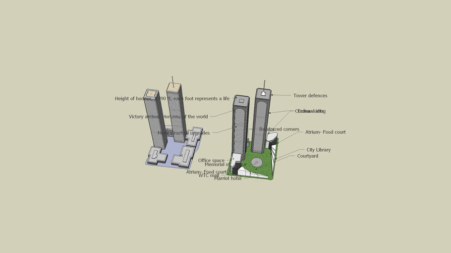 rebuild-the-twin-towers-3d-warehouse