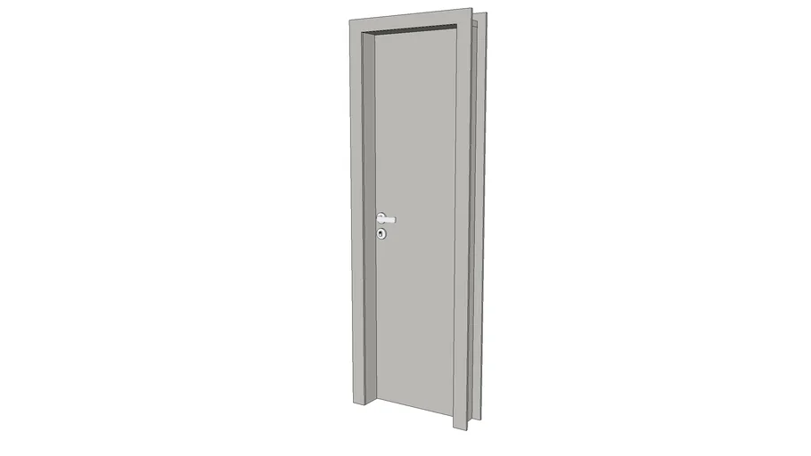 Porta Dalcomad - 60x210 - Renolit Cinza Grey