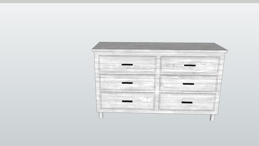 ethan allen dresser | 3D Warehouse