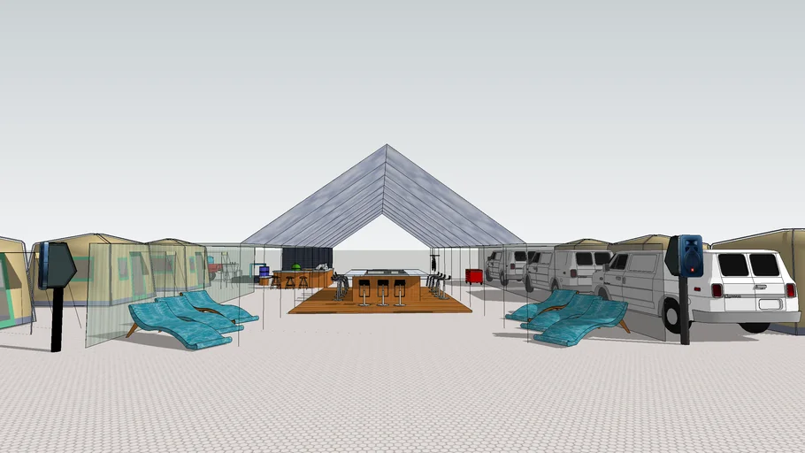 Burning Man Camp Design 3D Warehouse