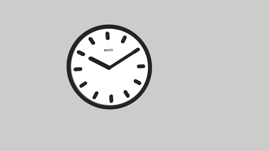Magis Tempo Clock 3D Warehouse