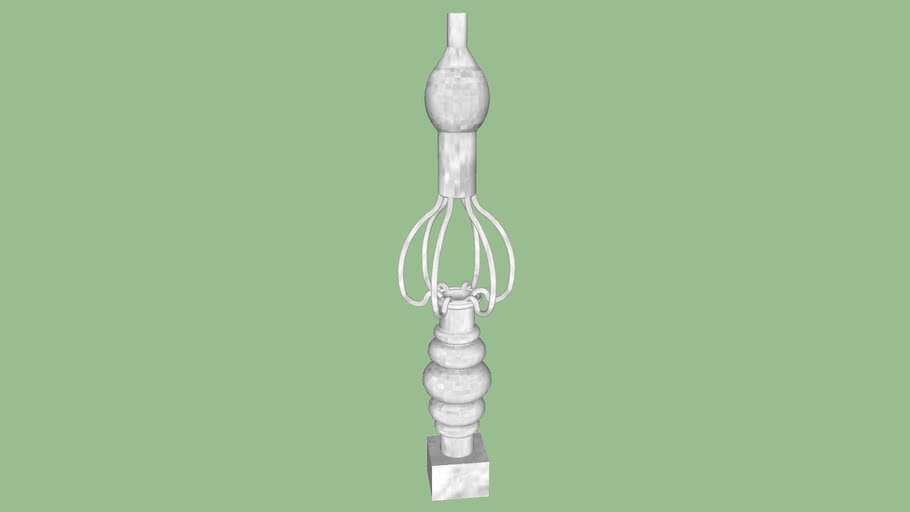 Curved Column with middle space (small) | 3D Warehouse
