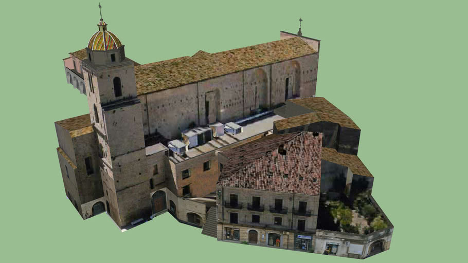 Modelo 3D da Igreja do Milagre Eucarístico em Lanciano - Com Interiores