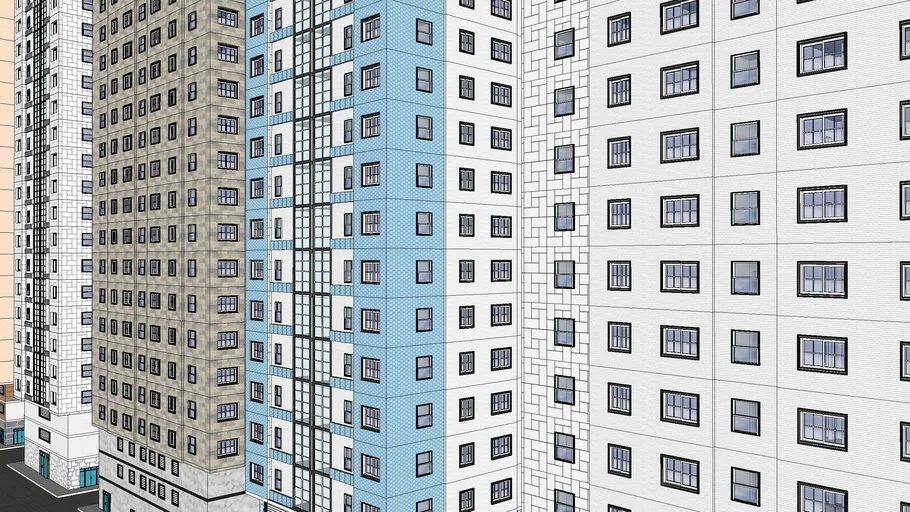 G+P+15 | 3D Warehouse