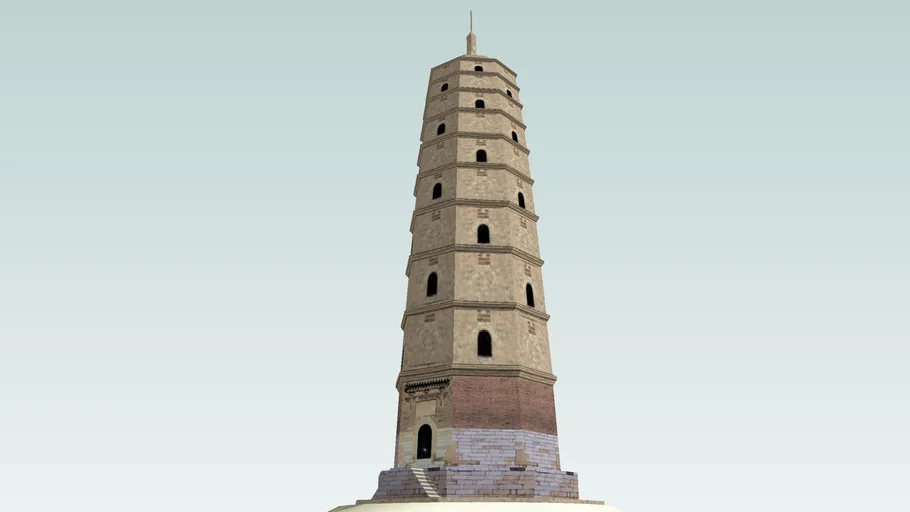 偏关文笔塔—Wenbi Tower In Pianguan，Shanxi Province