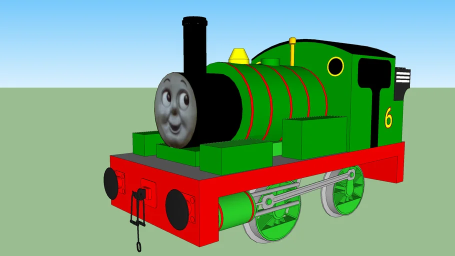 Percy the Little Green Tank Engine V2 | 3D Warehouse