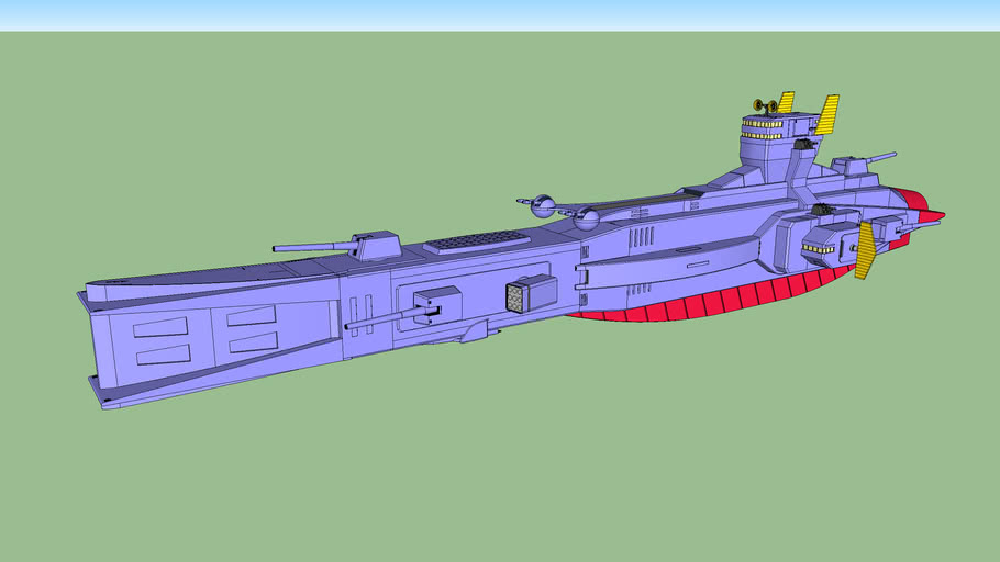 Salamis class cruiser / サラミス級巡洋艦 3D Warehouse