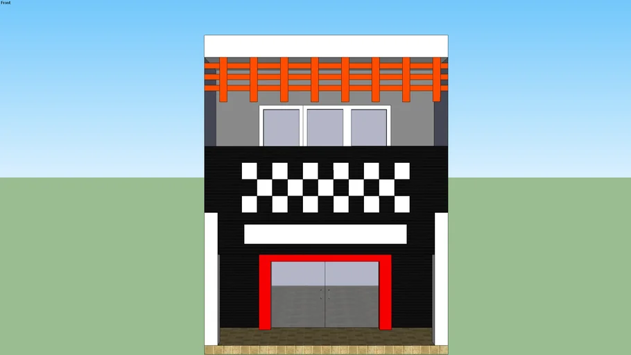 Ruko Minimalis | 3D Warehouse