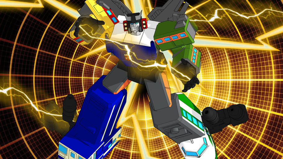 Raiden Trainbots Combiner Wars Railbots Generation1 G1 Headmasters