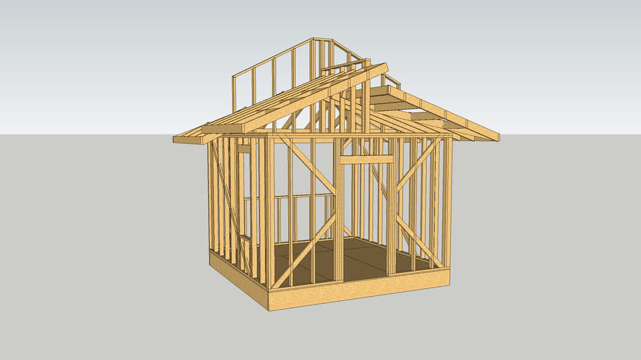 Wood Framing Cube | 3D Warehouse