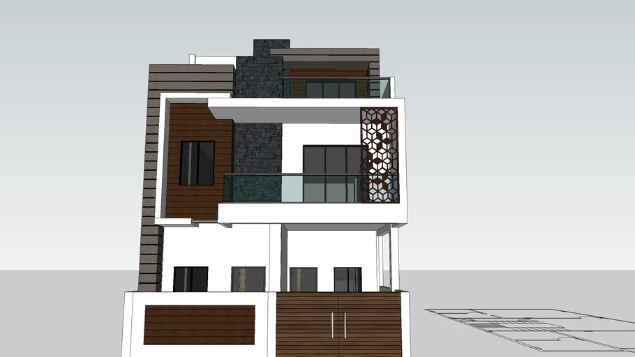 The rare _22'x50' Elevation Design For Home