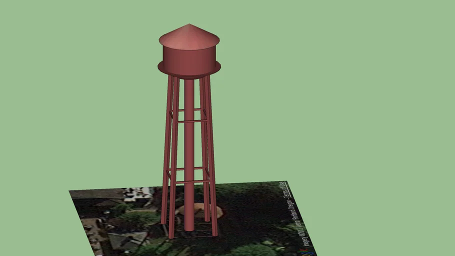 Troutdale West Water Tower 3D Warehouse