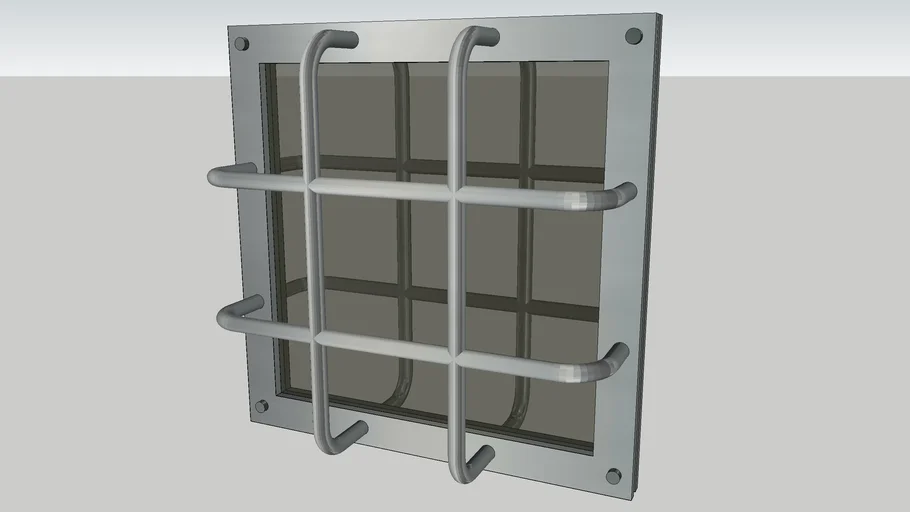 window with bars | 3D Warehouse