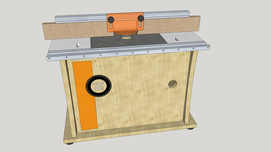 Bench Dog ProTop Contractor Router Table 3D Warehouse