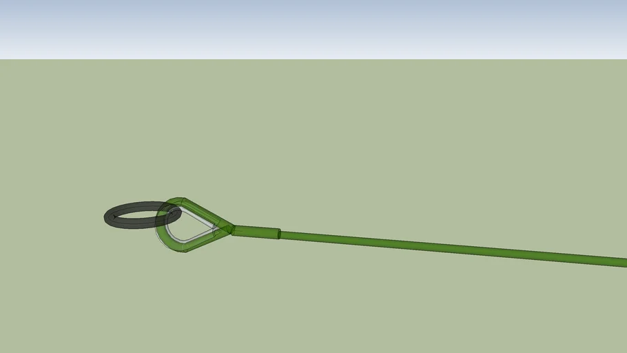 rope with hard Eye 3D Warehouse