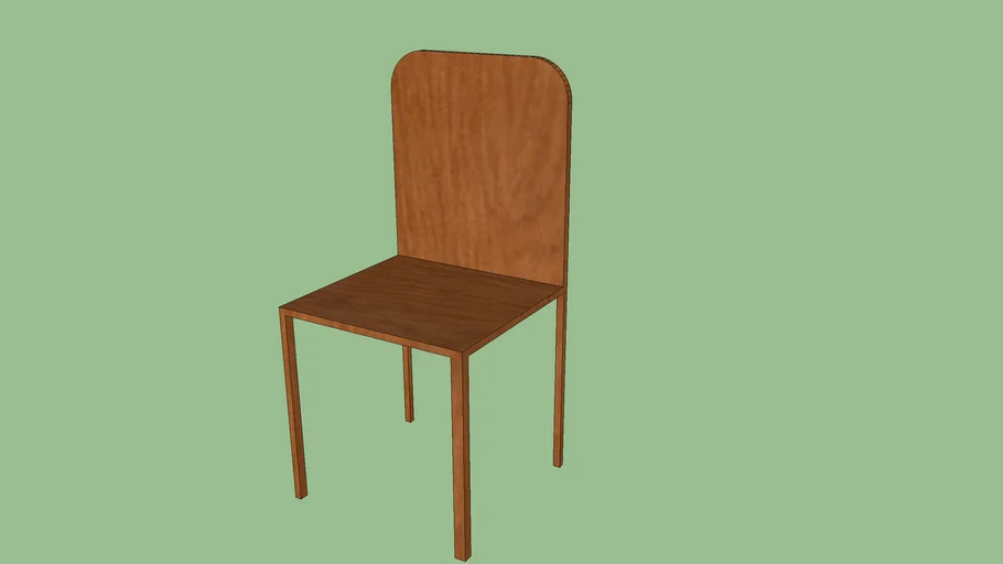 Plain discount wooden chair