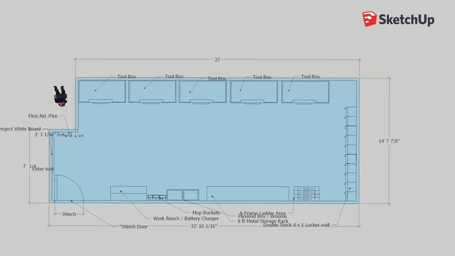 Rodgers supply room layout 3D Warehouse
