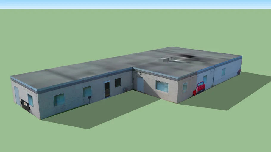 WPCA Pullman Building and HR Block 3D Warehouse