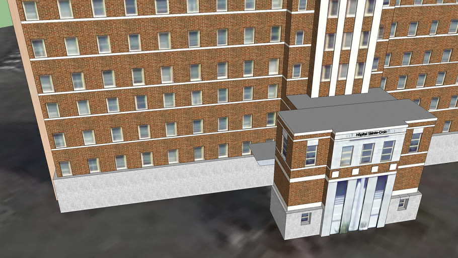 Hôpital SainteCroix 3D Warehouse
