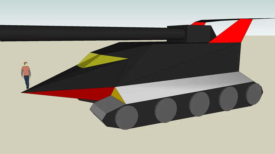 futuristic war tank