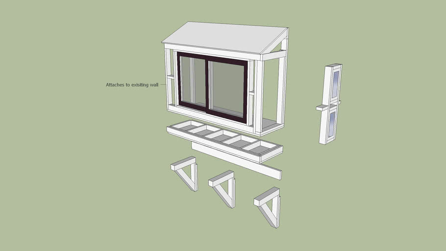 Kitchen Box window 3D Warehouse