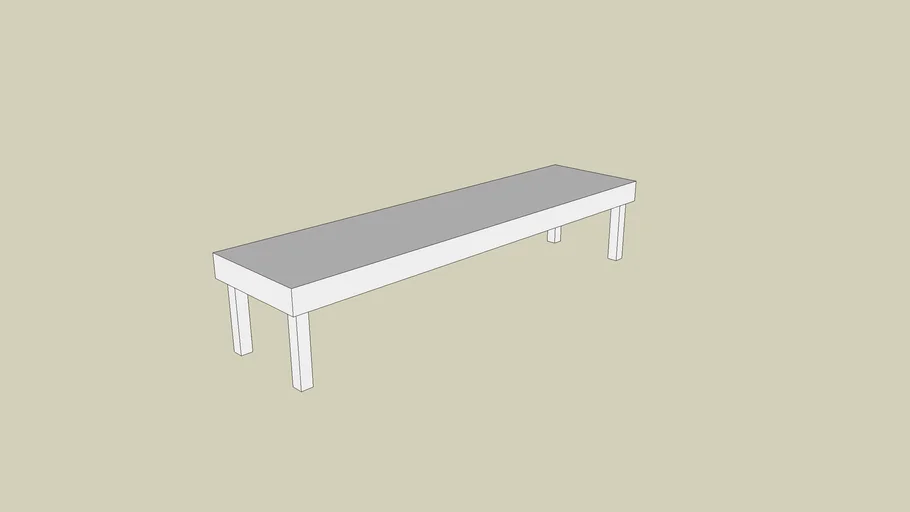 stage riser or bench | 3D Warehouse