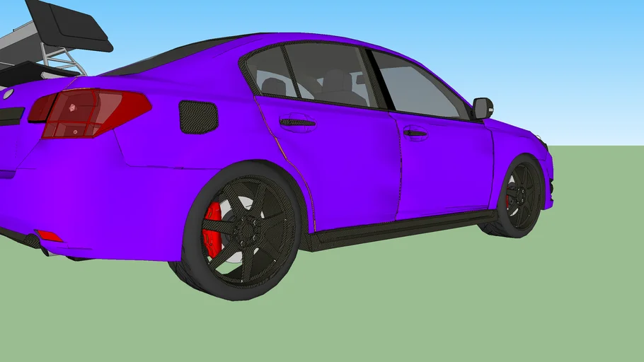 Tuned Subaru Legacy | 3D Warehouse