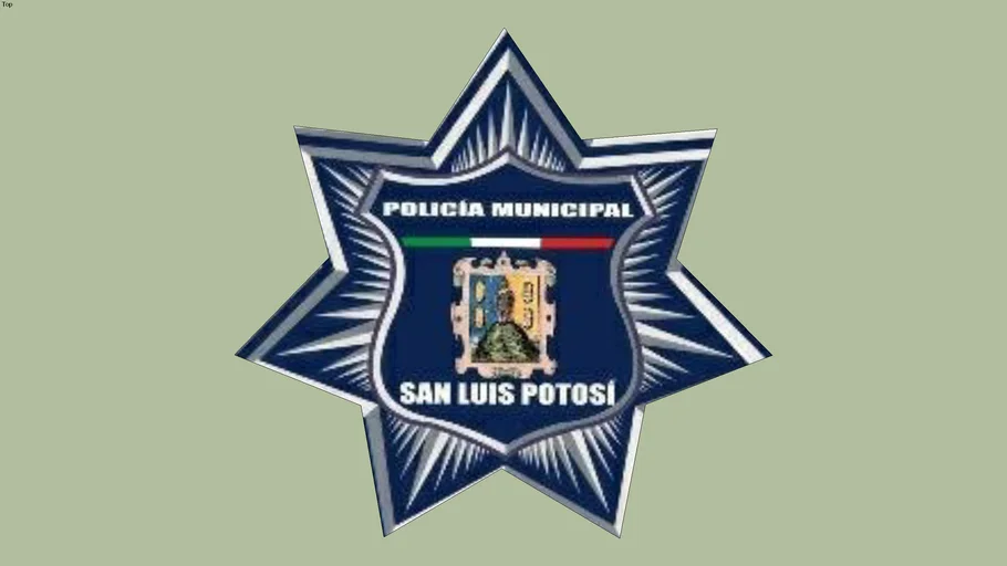 ROTULO DE LA POLICIA MUNICIPAL DE SAN LUIS POTOSI | 3D Warehouse