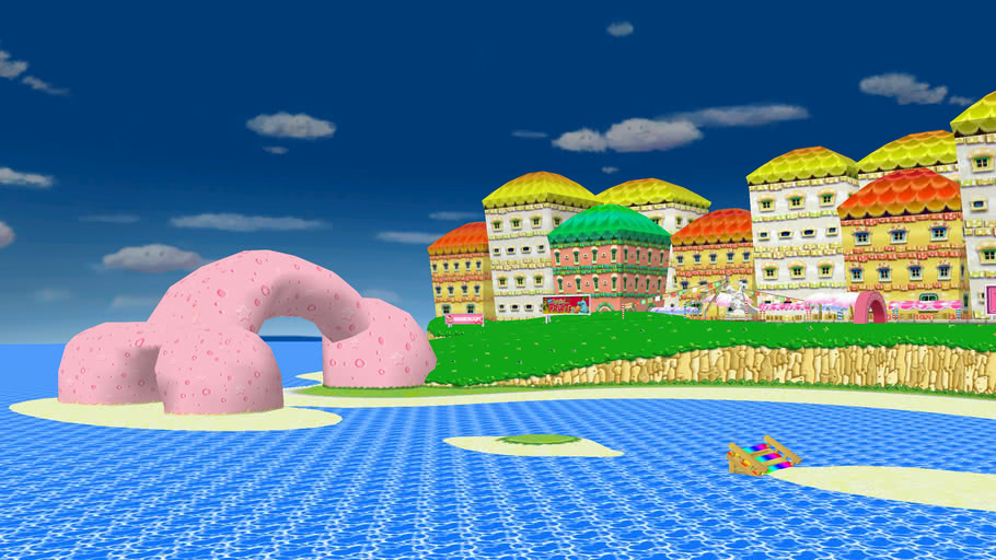 Mario Kart Double Dash Peach Beach Map 4805
