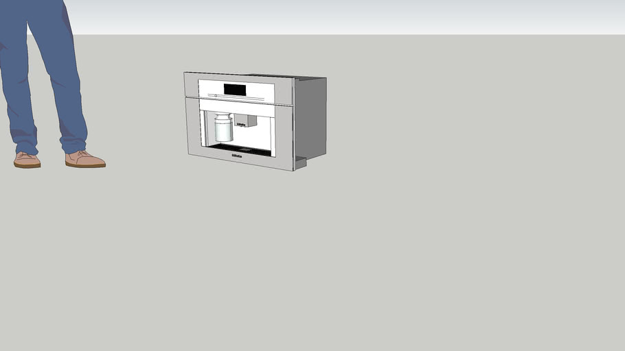 Bloch Coffee Maker Miele 30' Plumbed 3D Warehouse
