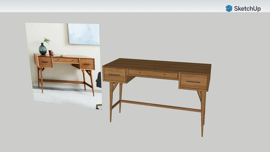 MID-CENTURY MODERN DESK