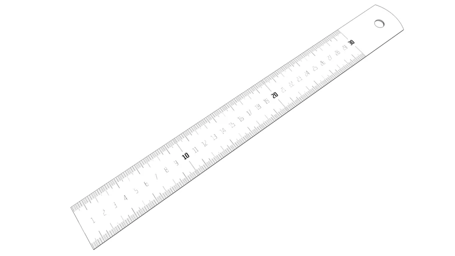 Linear ruler 30 cm | 3D Warehouse