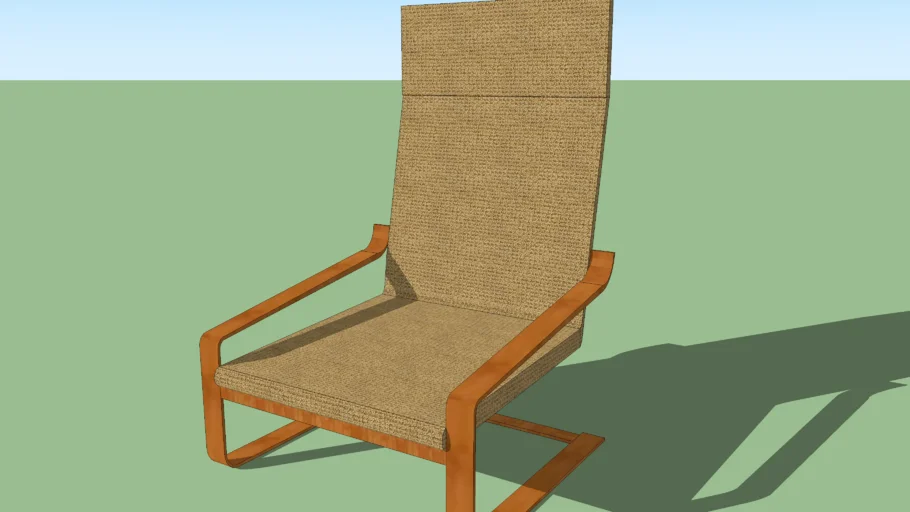 POÄNG (Ikea chair) | 3D Warehouse