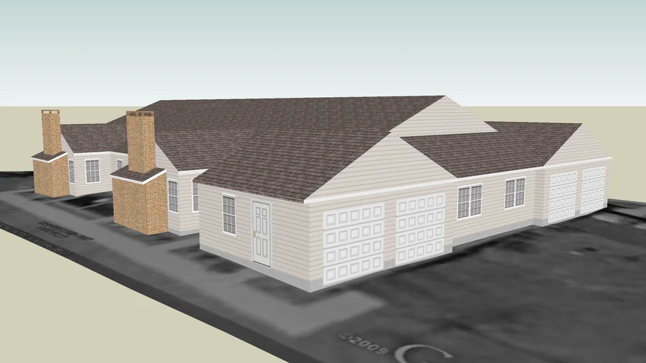 Sycamore Commons Apartments in Miamisburg Ohio Building 6 3D Warehouse