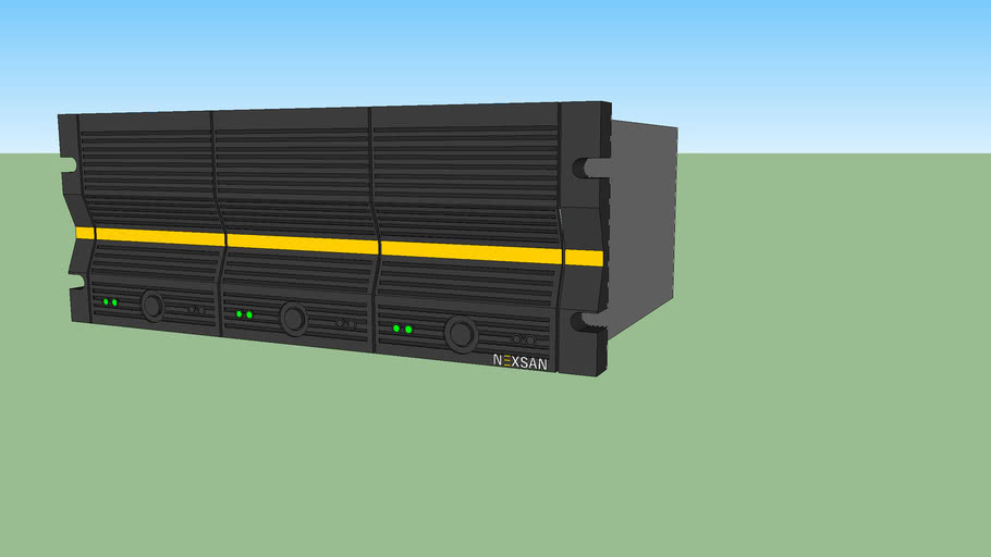 Nexsan E48P high density storage unit 3D Warehouse