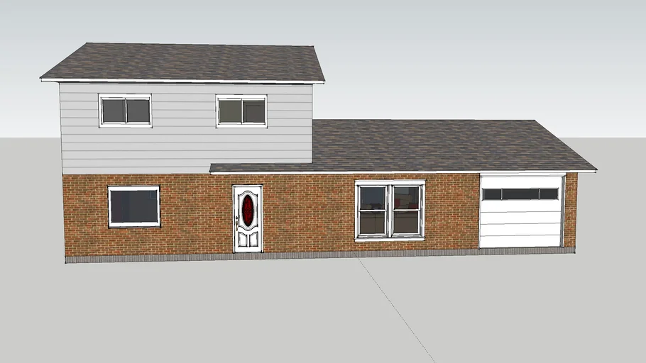 Guyan Estates West Virginian Model Home 3D Warehouse