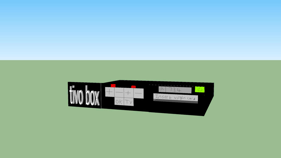 virgin tivo box 3D Warehouse