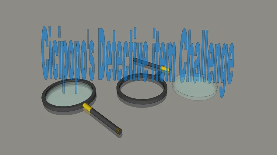 Cicipopo's Detective item challenge(read description)