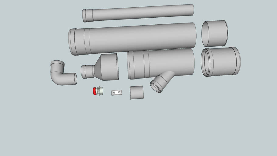 spud gun parts (pp) 3D Warehouse