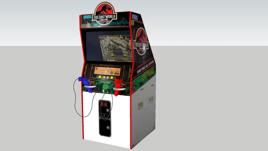 The Lost World: Jurassic Park arcade game