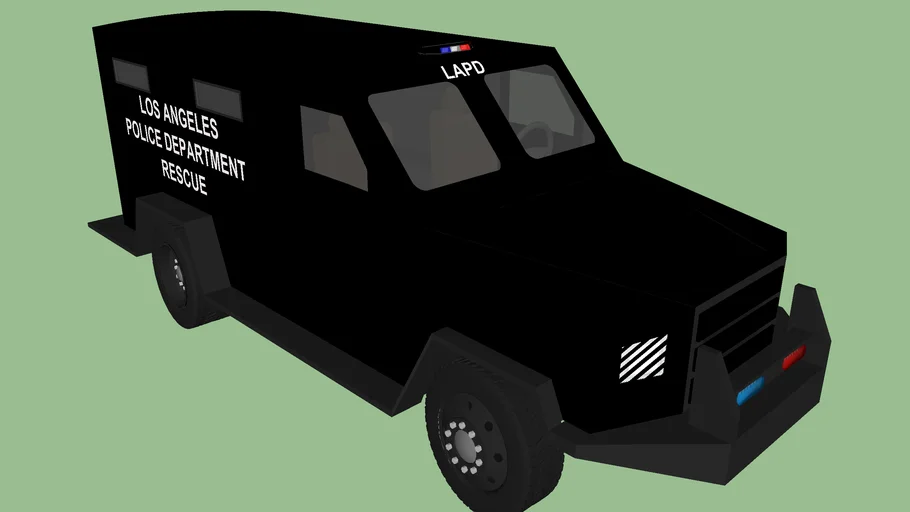 LAPD SWAT Lenco BearCat | 3D Warehouse