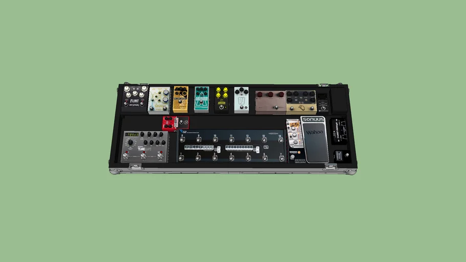 Noel Gallagher's Pedalboard (2016) 3D Warehouse