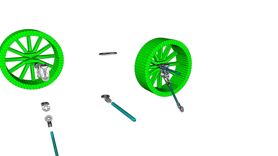 hub assembly 3D Warehouse