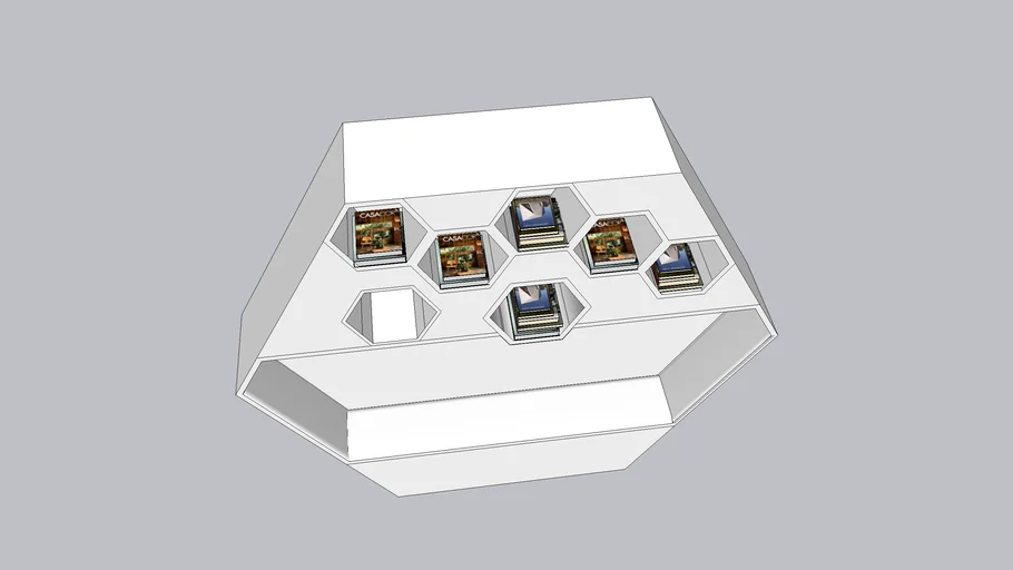 hexagonal storage | 3D Warehouse