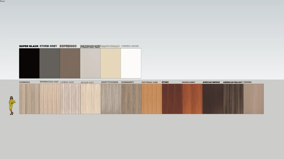 Melamine Materials and Colours