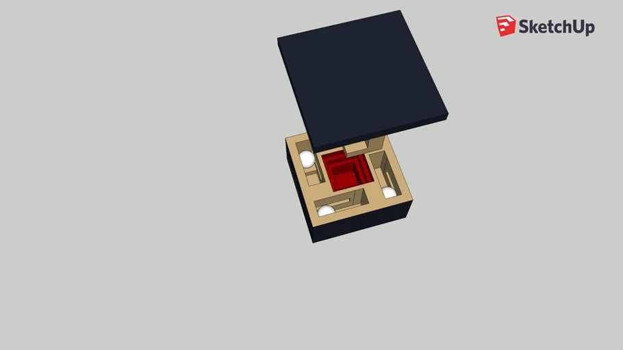 Japanese puzzle box by MLMC 3D Warehouse