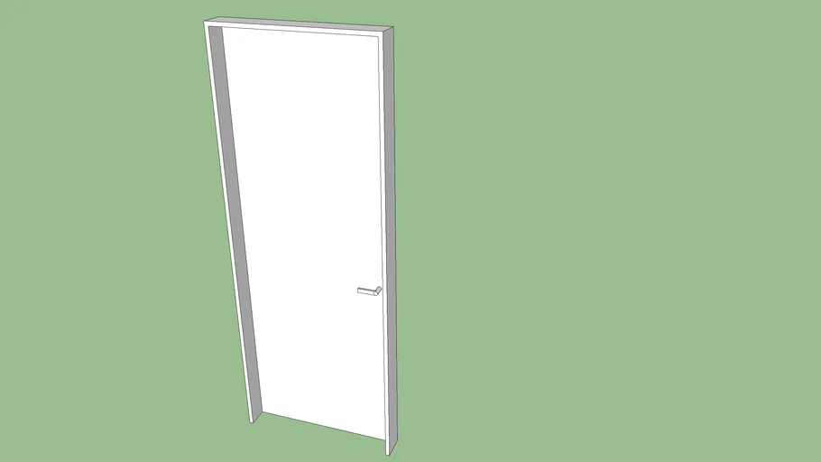 Porta simples | 3D Warehouse