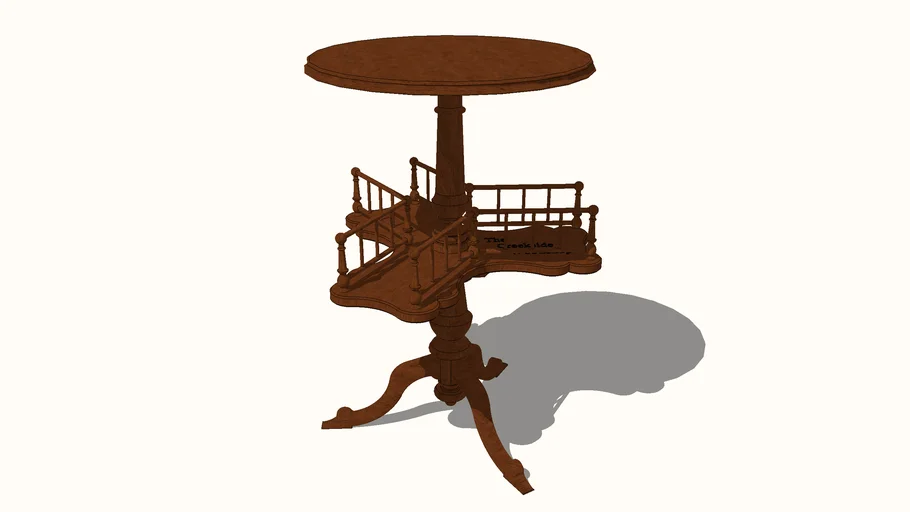 Victorian Book Table 3D Warehouse